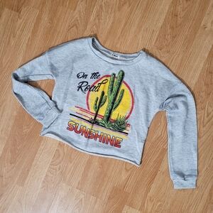 Long Sleeved Cropped Sweater